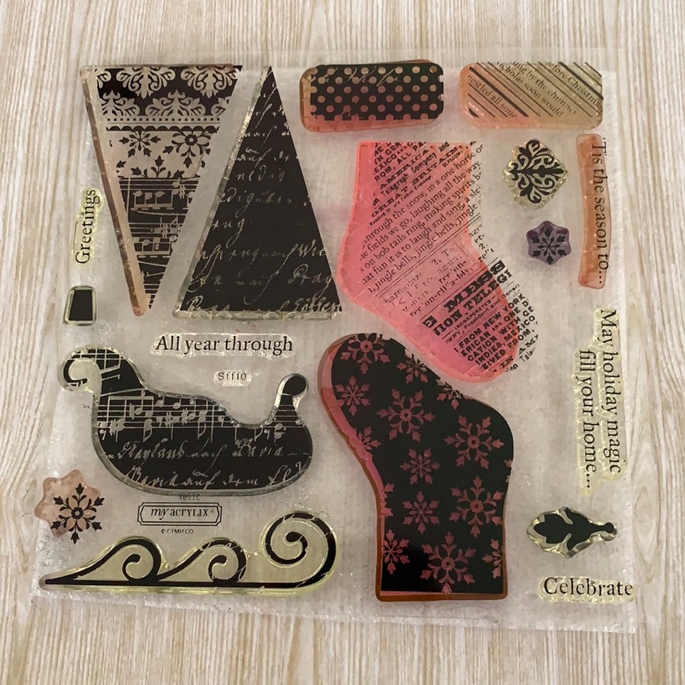 Close to my heart stamps S1110, “Holiday Magic”.